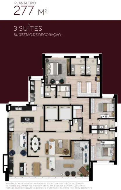 Foto 8 de Apartamento com 4 quartos à venda, 277m2 em Pinheiros, São Paulo - SP