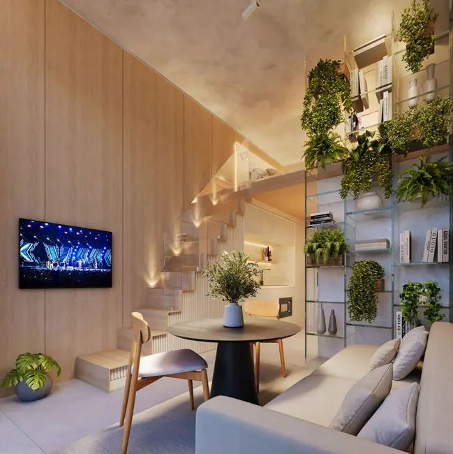 Foto 6 de Apartamento com 1 quarto à venda, 25m2 em Centro, Curitiba - PR