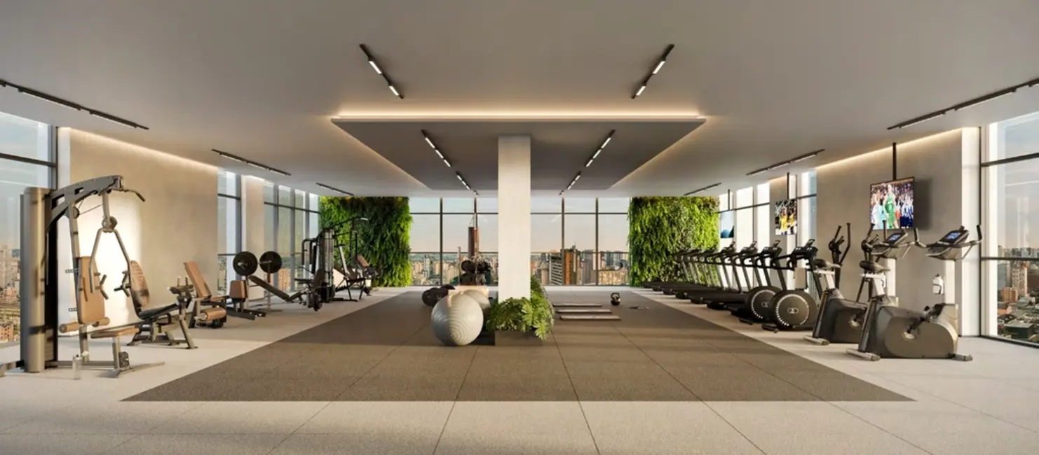 Foto 9 de Apartamento com 1 quarto à venda, 25m2 em Centro, Curitiba - PR