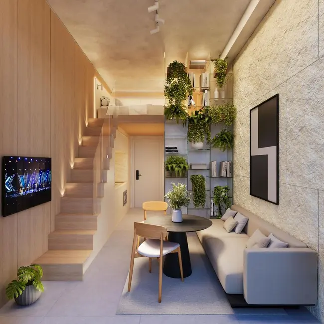 Apartamento com 1 quarto à venda, 49m2 em Centro, Curitiba - PR - imagem 7 Foto 7 de Apartamento com 1 quarto à venda, 49m2 em Centro, Curitiba - PR