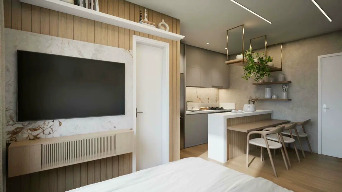 Foto 5 de Apartamento com 1 quarto à venda, 46m2 em Água Verde, Curitiba - PR