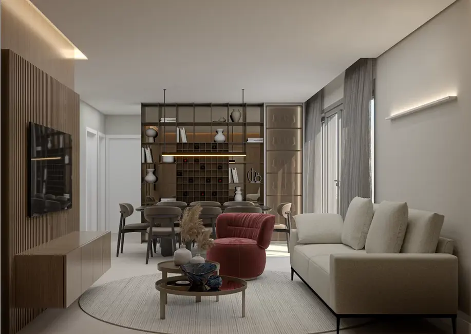 Apartamento com 3 quartos à venda, 112m2 em Curitiba - PR - imagem 8 Foto 8 de Apartamento com 3 quartos à venda, 112m2 em Curitiba - PR