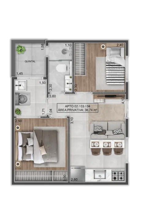 Foto 6 de Apartamento com 2 quartos à venda, 34m2 em Vila Matilde, São Paulo - SP