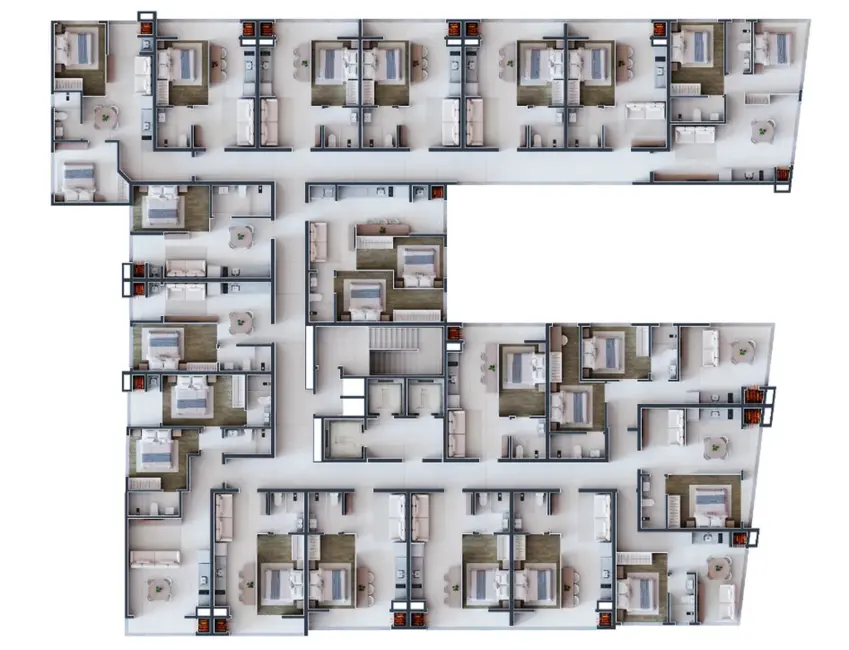 Foto 5 de Apartamento com 2 quartos à venda, 59m2 em Bombinhas - SC