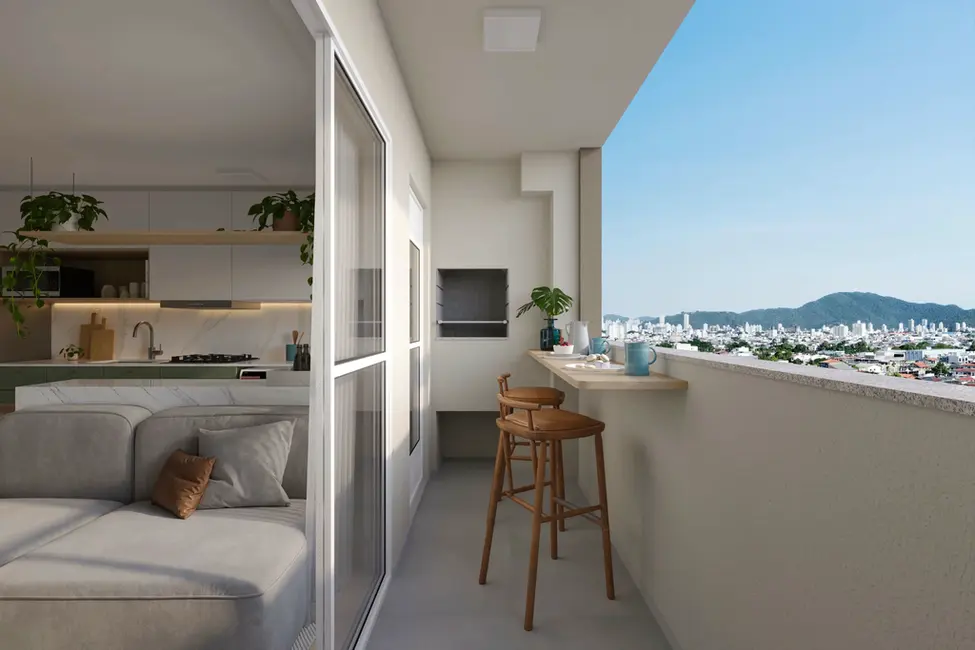 Foto 5 de Apartamento com 2 quartos à venda, 52m2 em Cordeiros, Itajai - SC