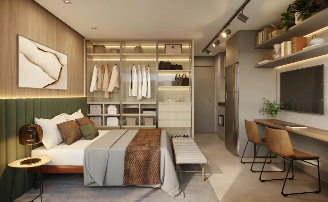 Foto 5 de Apartamento com 1 quarto à venda, 37m2 em Ibirapuera, São Paulo - SP