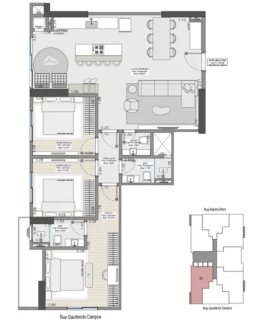 Foto 9 de Apartamento com 2 quartos à venda, 83m2 em Porto Belo - SC