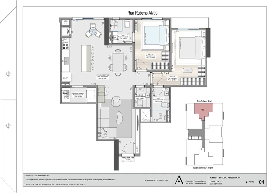 Foto 6 de Apartamento com 2 quartos à venda, 83m2 em Porto Belo - SC