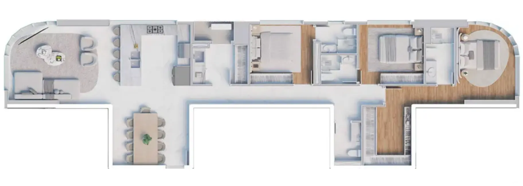 Apartamento com 4 quartos à venda, 174m2 em Centro, Balneario Camboriu - SC - imagem 9 Foto 9 de Apartamento com 4 quartos à venda, 174m2 em Centro, Balneario Camboriu - SC