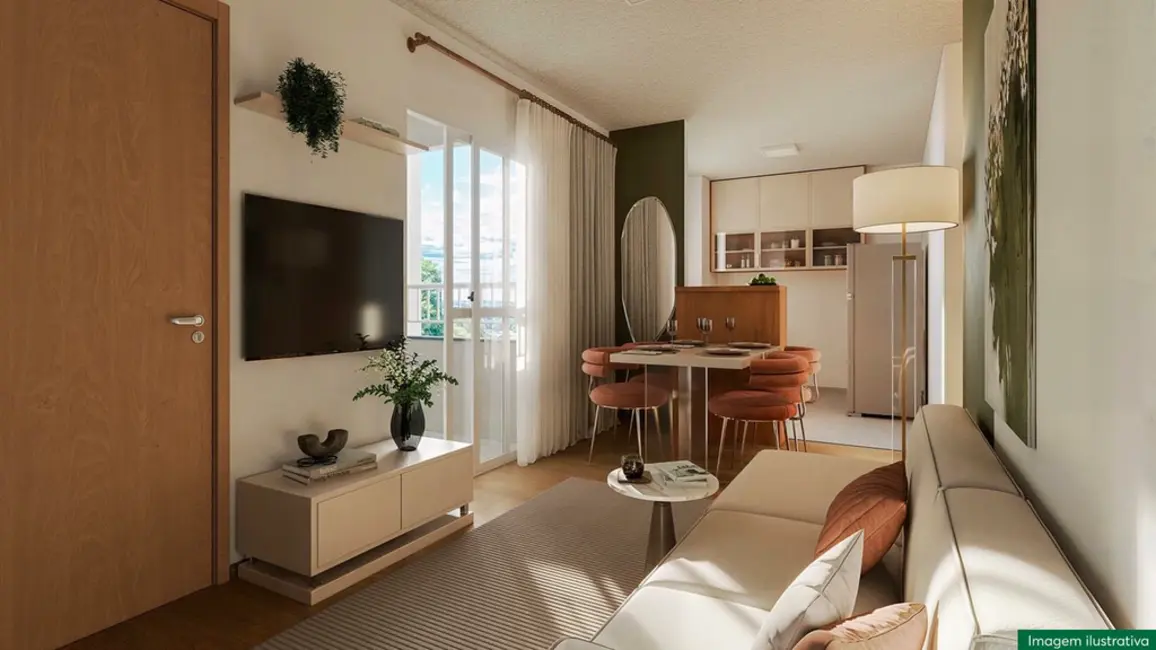 Foto 4 de Apartamento com 2 quartos à venda, 54m2 em Bela Vista, Palhoca - SC