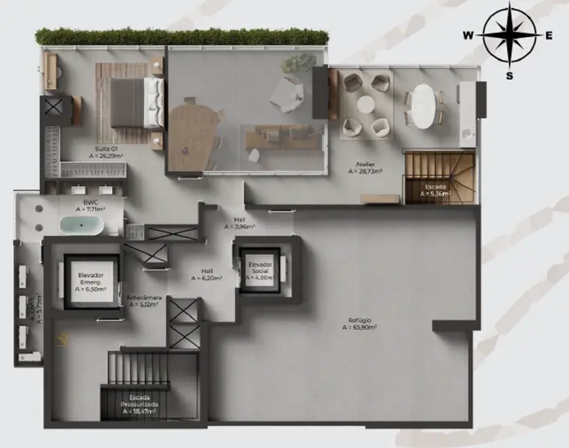 Foto 34 de Apartamento com 5 quartos à venda, 304m2 em Centro, Balneario Camboriu - SC