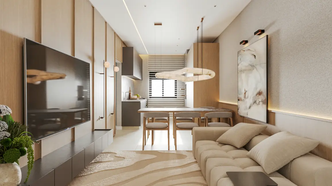 Foto 3 de Apartamento com 1 quarto à venda, 33m2 em Porto Belo - SC