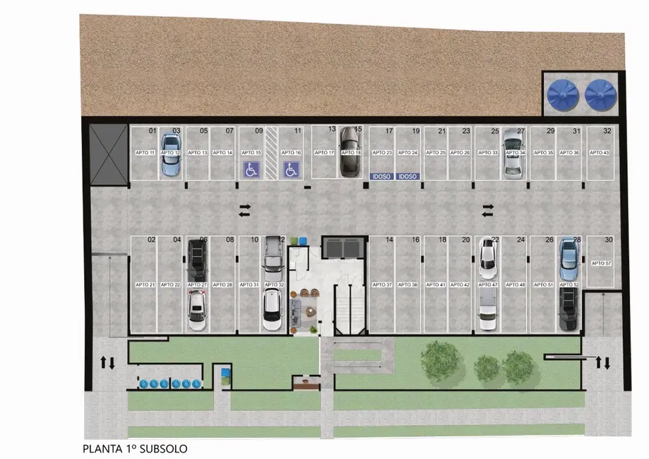 Foto 3 de Apartamento com 2 quartos à venda, 70m2 em Boa Vista, Curitiba - PR