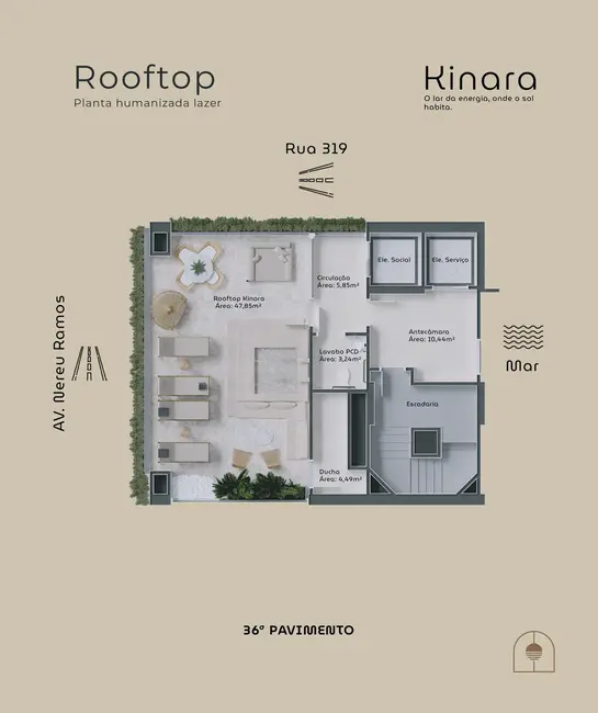 Foto 9 de Apartamento com 5 quartos à venda, 318m2 em Meia Praia, Itapema - SC
