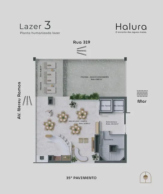 Foto 6 de Apartamento com 3 quartos à venda, 386m2 em Meia Praia, Itapema - SC