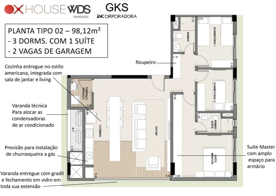 Foto 9 de Apartamento com 2 quartos à venda, 72m2 em Perdizes, São Paulo - SP