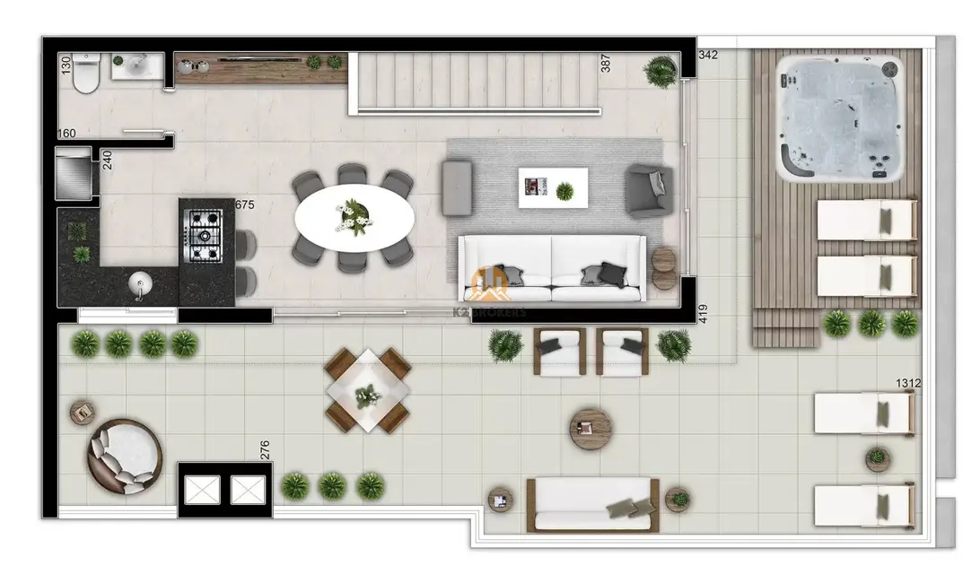 Foto 3 de Apartamento com 2 quartos à venda, 139m2 em Bigorrilho, Curitiba - PR