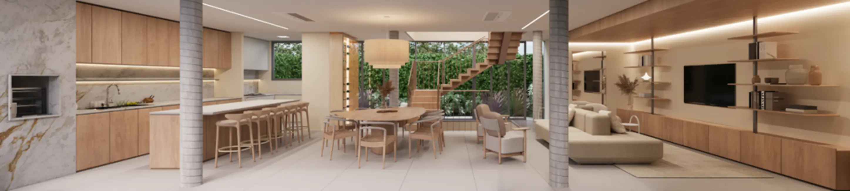 Casa de Condomínio com 3 quartos à venda, 236m2 em Campina do Siqueira, Curitiba - PR - imagem 8 Foto 8 de Casa de Condomínio com 3 quartos à venda, 236m2 em Campina do Siqueira, Curitiba - PR