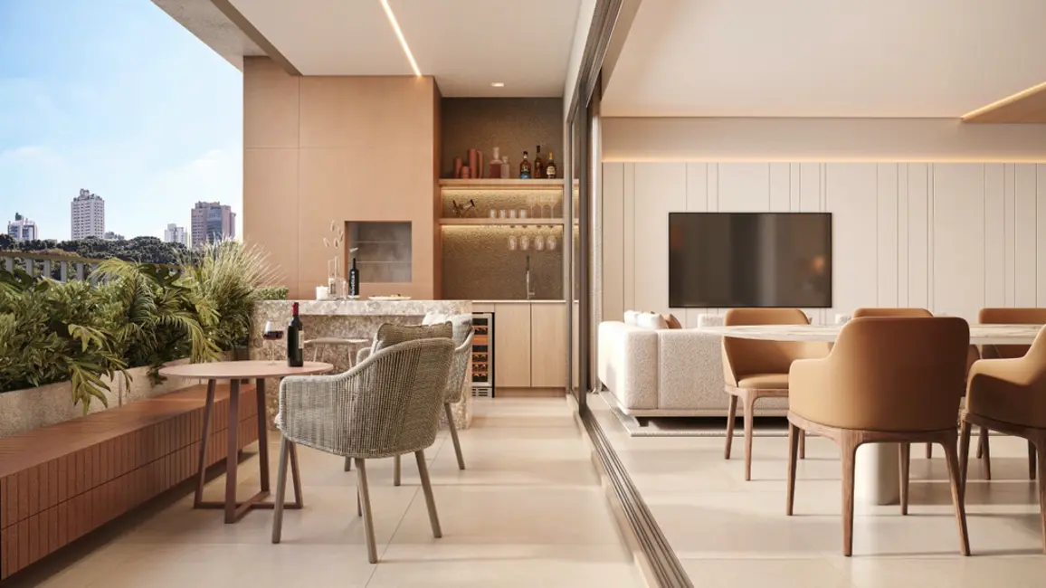 Foto 8 de Apartamento com 3 quartos à venda, 124m2 em Curitiba - PR