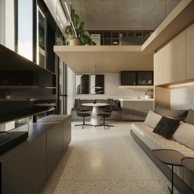 Foto 9 de Apartamento com 1 quarto à venda, 35m2 em Centro, Curitiba - PR