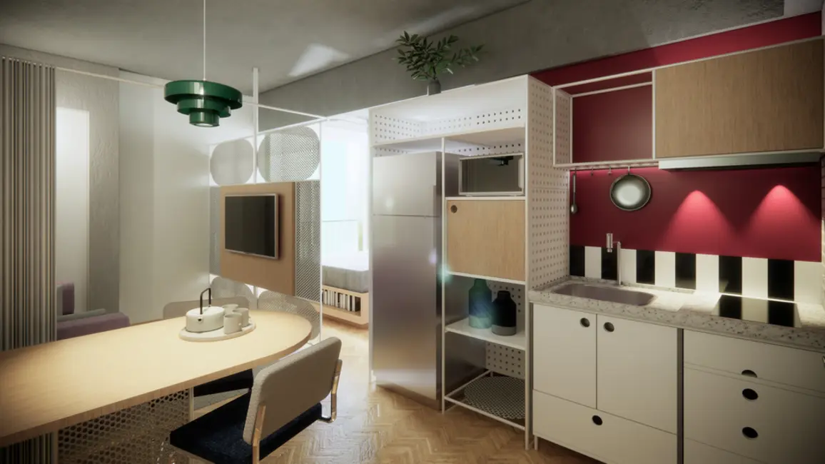 Foto 7 de Apartamento com 1 quarto à venda, 39m2 em Curitiba - PR