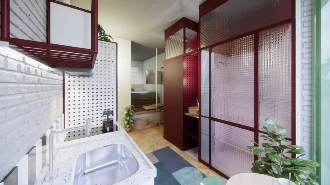 Foto 6 de Apartamento com 1 quarto à venda, 39m2 em Curitiba - PR