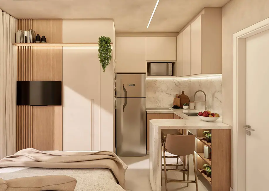 Foto 5 de Apartamento com 1 quarto à venda, 28m2 em Alto da Glória, Curitiba - PR