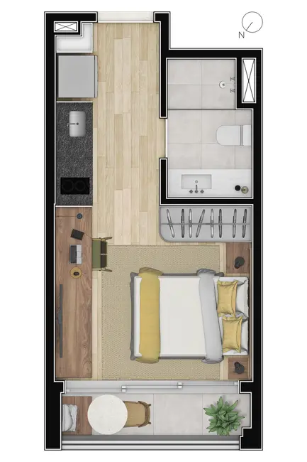 Foto 8 de Apartamento com 1 quarto à venda, 25m2 em Pinheiros, São Paulo - SP