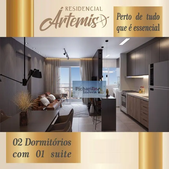Foto 1 de Apartamento com 2 quartos à venda, 53m2 em Jardim Lutfalla, Sao Carlos - SP