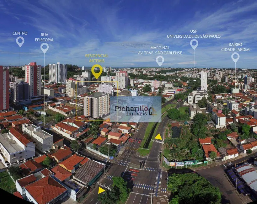 Foto 2 de Apartamento com 2 quartos à venda, 53m2 em Jardim Lutfalla, Sao Carlos - SP