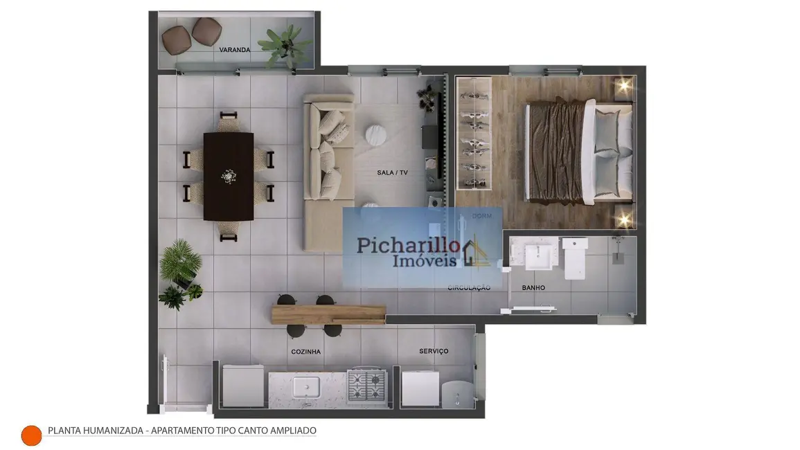 Foto 6 de Apartamento com 1 quarto à venda, 45m2 em Jardim Lutfalla, Sao Carlos - SP