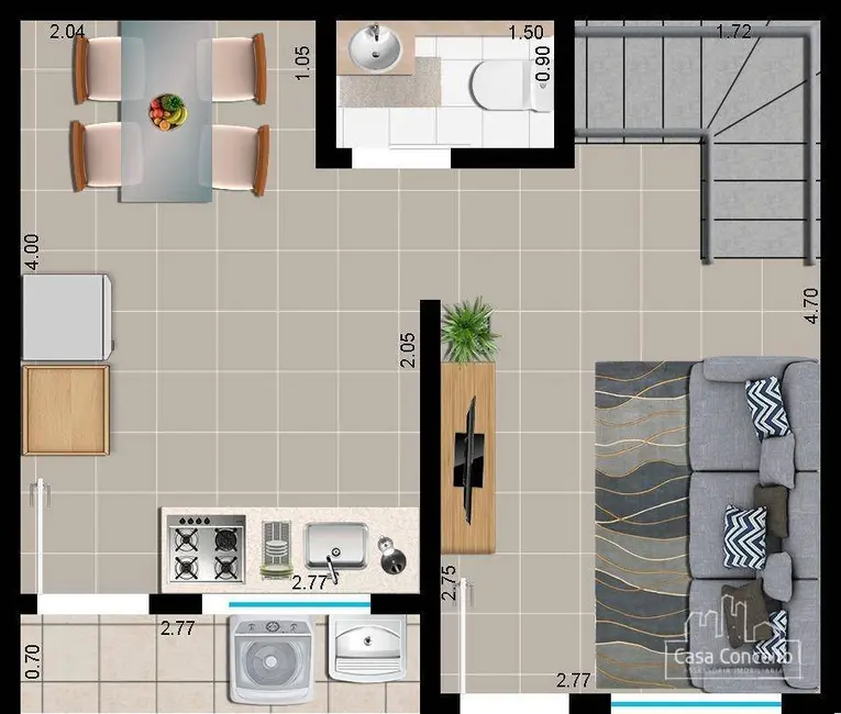 Sobrado com 2 quartos à venda, 59m2 em Jardim Wanel Ville IV, Sorocaba - SP - imagem 9 Foto 9 de Sobrado com 2 quartos à venda, 59m2 em Jardim Wanel Ville IV, Sorocaba - SP