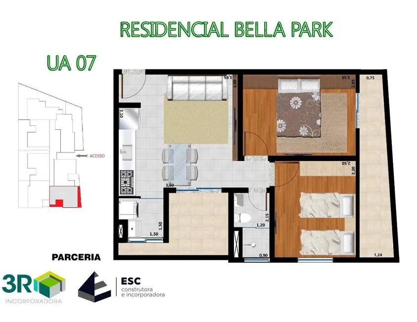 Apartamento com 1 quarto à venda, 94m2 em Jardim Guarujá, Sorocaba - SP - imagem 9 Foto 9 de Apartamento com 1 quarto à venda, 94m2 em Jardim Guarujá, Sorocaba - SP
