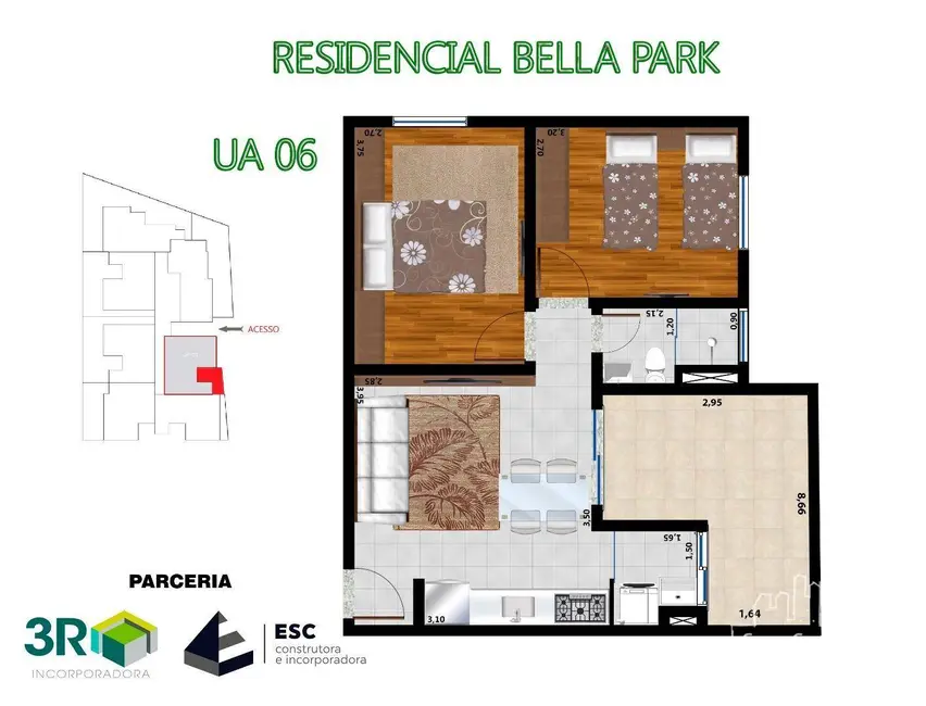 Apartamento com 1 quarto à venda, 94m2 em Jardim Guarujá, Sorocaba - SP - imagem 8 Foto 8 de Apartamento com 1 quarto à venda, 94m2 em Jardim Guarujá, Sorocaba - SP