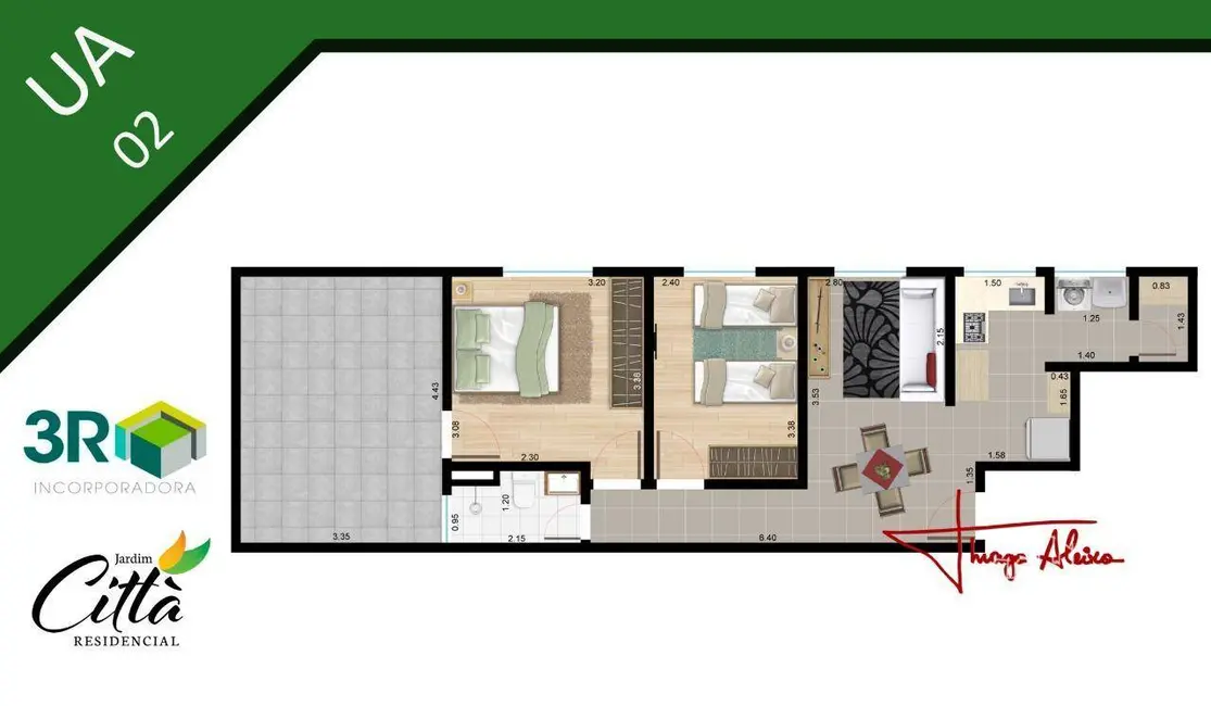 Foto 5 de Apartamento com 2 quartos à venda, 44m2 em Cidade Jardim, Sorocaba - SP