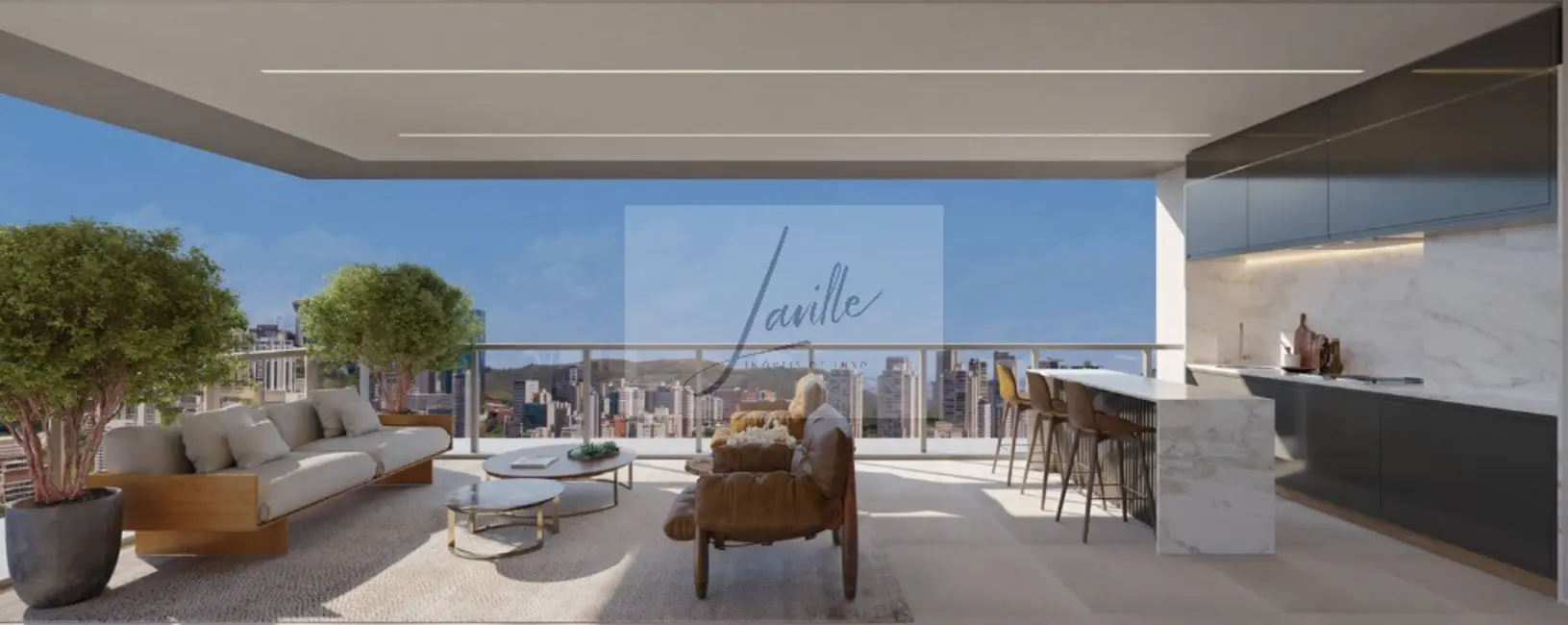 Apartamento com 4 quartos à venda, 237m2 em Vila da Serra, Nova Lima - MG - imagem 4 Foto 4 de Apartamento com 4 quartos à venda, 237m2 em Vila da Serra, Nova Lima - MG