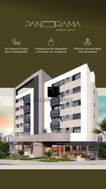 Foto 2 de Apartamento com 3 quartos à venda, 100m2 em Santa Lúcia, Belo Horizonte - MG