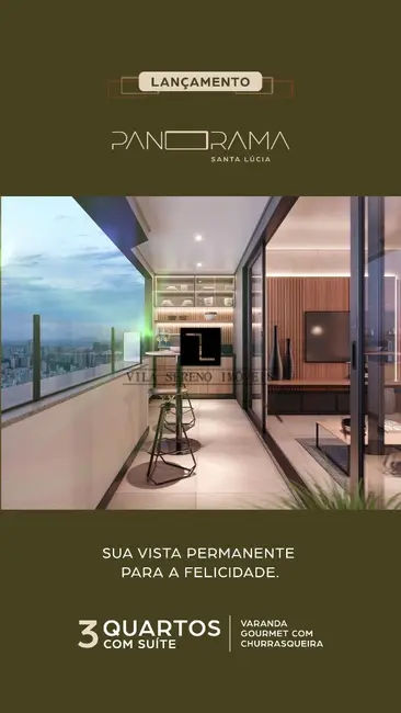 Foto 3 de Apartamento com 3 quartos à venda, 100m2 em Santa Lúcia, Belo Horizonte - MG