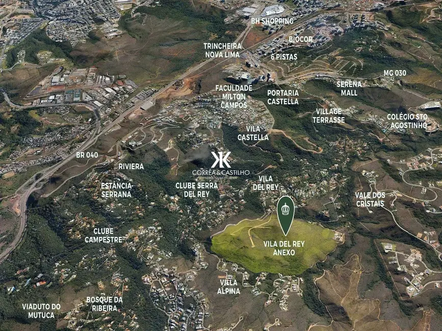 Terreno / Lote à venda, 1000m2 em Vila Del Rey, Nova Lima - MG - imagem 5 Foto 5 de Terreno / Lote à venda, 1000m2 em Vila Del Rey, Nova Lima - MG
