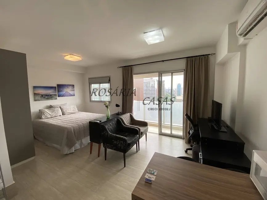 Foto 4 de Apartamento com 1 quarto para alugar, 33m2 em Santo Amaro, São Paulo - SP