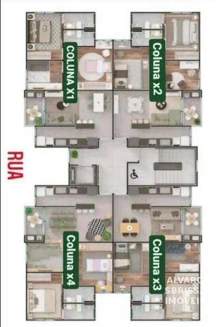 Apartamento com 3 quartos para alugar, 74m2 em Brasil, Itu - SP - imagem 9 Foto 9 de Apartamento com 3 quartos para alugar, 74m2 em Brasil, Itu - SP