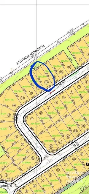 Foto 2 de Terreno / Lote à venda, 360m2 em Itu - SP