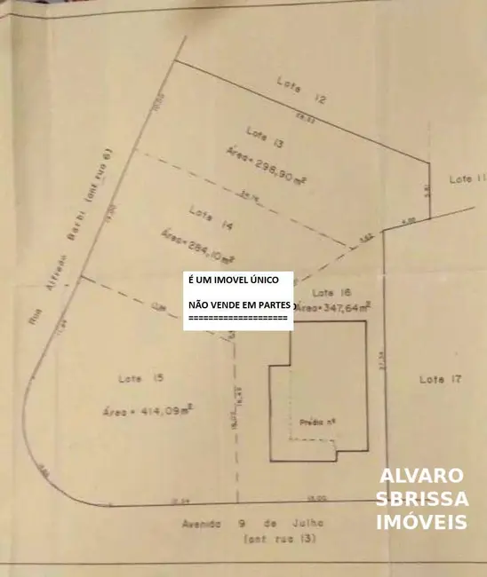 Foto 2 de Terreno / Lote à venda, 1237m2 em Jardim Padre Bento, Itu - SP