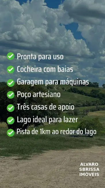 Foto 2 de Fazenda / Haras com 3 quartos à venda, 968000m2 em Porto Feliz - SP