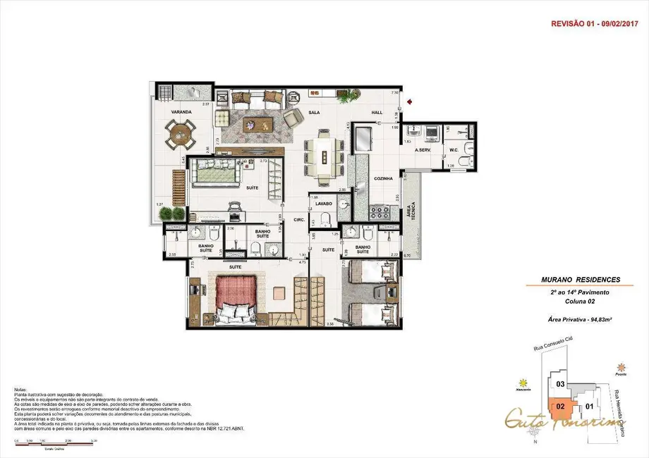 Foto 17 de Apartamento com 3 quartos à venda, 96m2 em Centro, Nova Iguacu - RJ