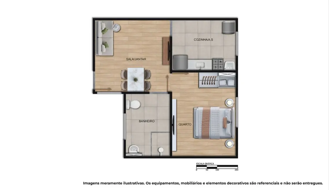 Foto 2 de Apartamento com 2 quartos à venda, 55m2 em Jardim Alvorada, Nova Iguacu - RJ