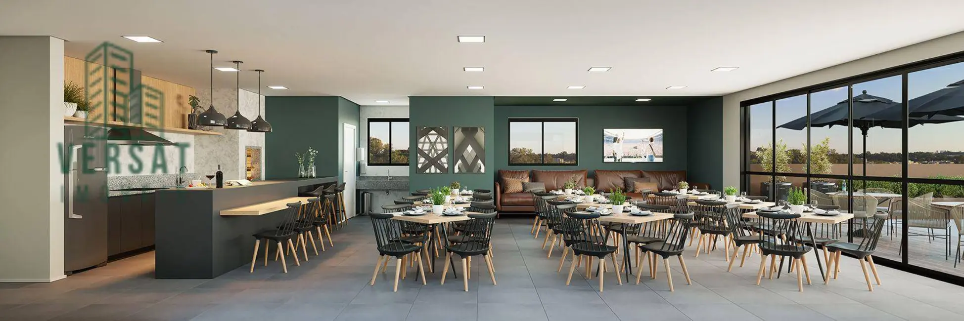 Foto 4 de Apartamento com 3 quartos à venda, 73m2 em Tingui, Curitiba - PR