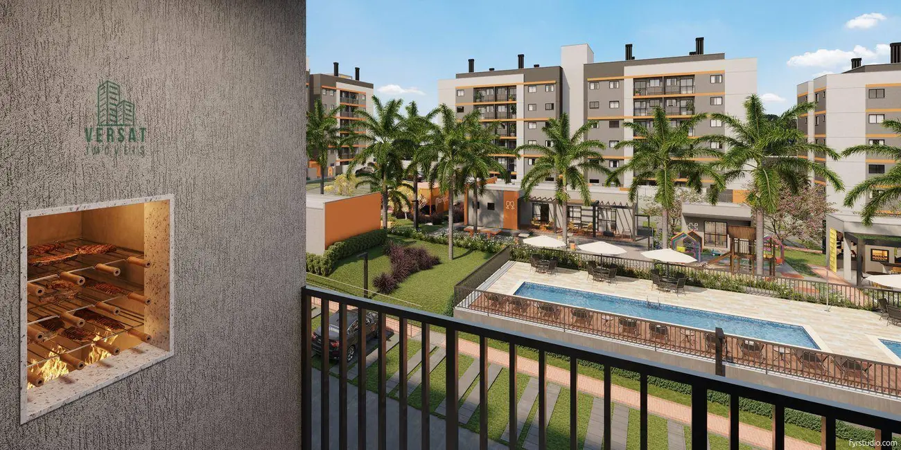 Foto 7 de Apartamento com 3 quartos à venda, 62m2 em Cidade Industrial, Curitiba - PR