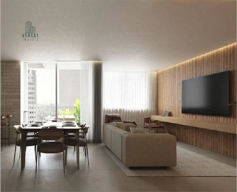 Foto 2 de Apartamento com 2 quartos à venda, 84m2 em Cabral, Curitiba - PR