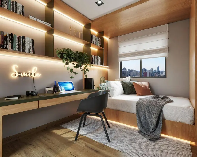 Foto 4 de Apartamento com 2 quartos à venda, 50m2 em Centro, Curitiba - PR